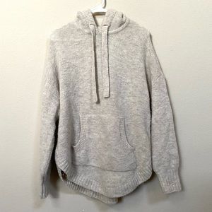 Madewell | Wilmington Hoodie Sweater in Natural Oatmeal in Small